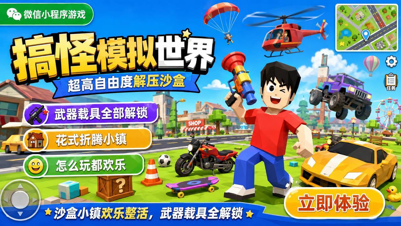 搞怪模拟世界截图